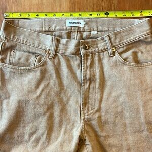 Taylor stitch brown selvedge denim jeans 33